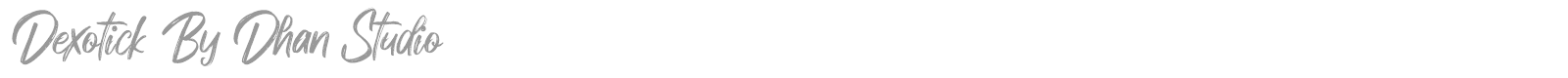 Dexotick font preview
